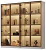 HAUSS SPOLE Badkommode Highboard Kommode Sideboard Badezimmerschrank mit Lichtleiste (mit 2 großen Schubladen und 2 Türen, Glastür) Bild 4