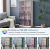 HAUSS SPOLE Badkommode Highboard Kommode Sideboard Badezimmerschrank mit Lichtleiste (mit 2 großen Schubladen und 2 Türen, Glastür) Bild 3