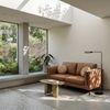 2-Sitzer Sofa Aicena Leder Cognac - Komfortsofa mit Taschenfederkern & Metall-Gestell Bild 2