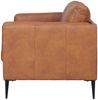 2-Sitzer Sofa Aicena Leder Cognac - Komfortsofa mit Taschenfederkern & Metall-Gestell Bild 5