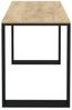 AKKE Esstisch, Esszimmertisch LOFT Schwarze Beinen Küchentisch Bürotisch 2mm-PVC Bild 2