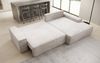 Luxusbetten24 Schlafsofa Designer Sofa Verona mit breiter Ottomane, mit Schlaffunktion und Stauraum Bild 4