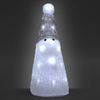Deuba LED Acryl Figur Außen Santa Weiß beleuchtet Weihnachtsdeko Weihnachten Weihnachtsfigur Bild 5