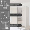 rauch Schwebetürenschrank Kleiderschrank Drehtürenschrank Schrank Garderobe KRONACH (in 3 Ausstattungen BASIC/CLASSIC/PREMIUM, Breiten 131/175/218/261 cm) optional ohne, mit 1 oder 2 Spiegel, viel Stauraum MADE IN GERMANY Bild 4