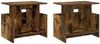 vidaXL TV-Ständer 2 pcs Geräucherte Eiche 50 x 35 x 45 cm 891009 Bild 2