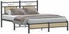 vidaXL Bettgestell ohne Matratze Sonoma-Eiche 150x200 cm Holzwerkstoff 4106946 Bild 3