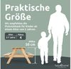 holz4home® Gartenbank Picknickbank Outdoor Sitzgruppe aus Holz I Tisch mit Bank Bild 3