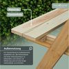 holz4home® Gartenbank Picknickbank Outdoor Sitzgruppe aus Holz I Tisch mit Bank Bild 4
