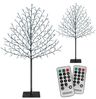 MONZANA® Kirschblütenbaum 2er Set 220 cm 220 LED Kaltweiß Bild 2