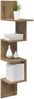 vidaXL Wandregal Wandhalterung Artisan-Eiche 32 x 21 x 107 cm 8012139 Bild 2