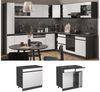 Küchenunterschrank R-Line Weiß 80 cm J-Shape, ohne Arbeitsplatte Vicco Bild 2