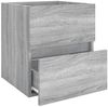 vidaXL Waschbeckenunterschrank Grau Sonoma 41x38,5x45 cm Holzwerkstoff 815646 Bild 4