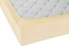 Biberna Jersey-Spannbetttuch, 100 % Baumwolle, Gelb, 1x 180x200 cm - 200x200 cm Bild 2