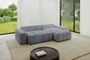 ALTDECOR Ecksofa ENIL-L, Couch mit Schlaffunktion, Wohnzimmer - Wohnlandschaft, Corner Sofa Bett Eckcouch Couch L-Form Schlafcouch Ausziehbar Bild 4