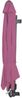 Wandschirm Casoria, Ampelschirm Balkonschirm Sonnenschirm, 3m neigbar, Polyester Alu/Stahl 9kg ~ lavendel-rot Bild 3