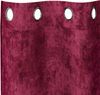 vidaXL Samtvorhänge mit Vorhängen 2 pcs Weinrot 175 x 140 cm Samt 4107644 Bild 5