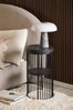 Beistelltisch >Strington< mit Ablage, in schwarz - 35x65x35 (BxHxT) Bild 2