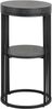 Beistelltisch >Strington< mit Ablage, in schwarz - 35x65x35 (BxHxT) Bild 3