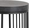 Beistelltisch >Strington< mit Ablage, in schwarz - 35x65x35 (BxHxT) Bild 5