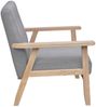 vidaXL Sessel Hellgrau Stoff 242225 Bild 3