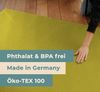 Krabbelmatte Sanosoft 60x100cm Mangogelb | Öko-Tex und in Deutschland produziert - beidseitig rutschfeste Krabbelunterlage Bild 4
