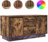 vidaXL TV-Schrank mit LED-Leuchten Räuchereiche 100x41x50 cm 861413 Bild 2