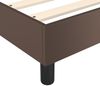 vidaXL Boxspringbettgestell, Kunstleder Braun, 180x200 cm Bild 3