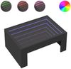 vidaXL Couchtisch mit Infinity-LED Schwarz 70x50x30 cm 847610 Bild 2