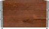 vidaXL Pflanzkasten Braun 100x100 cm Massivholz Kiefer 3295434 Bild 4