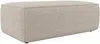 Vente-unique - AMELIA Pouf Stoff Beige - B 69 cm x H 42 cm x L 102 cm Bild 3