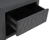 Vente-unique - DANIELE Bedside table SamtStoff Grau - B 35 cm x H 41 cm x L 50 cm Bild 5