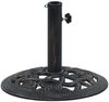 vidaXL Sonnenschirmständer Schwarz Bronze 9 kg 40 cm Gusseisen 47865 Bild 2