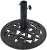 vidaXL Sonnenschirmständer Schwarz Bronze 9 kg 40 cm Gusseisen 47865 Bild 3
