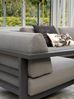 Gartensessel Amesdale mit Kissen aus Aluminium und Olefin-Stoff, modern, grau, Outdoor Bild 5