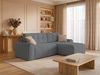 Selsey Simolla – Ecksofa mit Schlaffunktion und Bettkasten, rechts, Chenille, Grau Bild 3