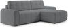 Selsey Simolla – Ecksofa mit Schlaffunktion und Bettkasten, rechts, Chenille, Grau Bild 1