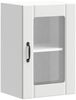 vidaXL Küchen-Hängeschrank mit Glastür Lucca Weiß 853767 Bild 2