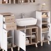 Badmöbel-Set Senyo Weiß 5 Teile, mit Regalen Vicco Bild 5