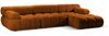 Micadoni Modulares Ecksofa Bellis 4-Sitzer Rechts Boucle Rolf Ziegel Bild 2
