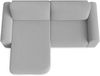 AX LIVING Sofa 250 cm breit mit Schlaffunktion Otterton in Hellgrau L Bild 5