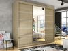 Kleiderschrank Aston VI (Farbe: Sonoma Eiche / Spiegel, ohne Beleuchtung) Bild 2