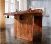 Baumtisch Akazie 270x110x78 walnuss lackiert FREEFORM #113 Bild 5