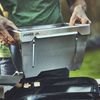 BURNHARD® Camping Gasgrill JONES Jr. Edelstahl Klappgrill mit Deckel 1-Brenner 3,2 kW inkl. Transporttasche mit Rucksackfunktion und Multitool, Faltgrill ideal für Camping - Silber - #946369 Bild 4