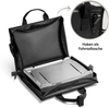 BURNHARD® Camping Gasgrill JONES Jr. Edelstahl Klappgrill mit Deckel 1-Brenner 3,2 kW inkl. Transporttasche mit Rucksackfunktion und Multitool, Faltgrill ideal für Camping - Silber - #946369 Bild 5