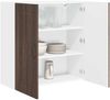 vidaXL Wandschrank PORTO Braun Eichen-Optik 80 x 31 x 80 cm 885412 Bild 3