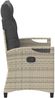 vidaXL Gartenbank mit Kissen 105 x 60 x 112 cm Stahl 42026855 Bild 5