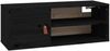 vidaXL Wandschrank Schwarz 80x30x30 cm Massivholz Kiefer 818393 Bild 2