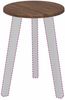 vidaXL Tischplatte Braun Eichen-Optik Ø 30 x 1,5 cm Holzwerkstoff 880378 Bild 3