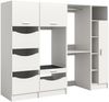 welltime Badmöbel-Set FALAS, TOPSELLER!, 4-teilig, Hauswirtschaftsraum Set, Breite 248 cm, (Set, 4-St, 1x Wäscheschrank, 2x Waschmaschinenumbauschrank & 1xMehrzweckschrank), Kombination, Waschmaschinenumbau, Waschmaschinenschrank, Wäschekammer Bild 5
