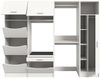 welltime Badmöbel-Set FALAS, TOPSELLER!, 4-teilig, Hauswirtschaftsraum Set, Breite 248 cm, (Set, 4-St, 1x Wäscheschrank, 2x Waschmaschinenumbauschrank & 1xMehrzweckschrank), Kombination, Waschmaschinenumbau, Waschmaschinenschrank, Wäschekammer Bild 3